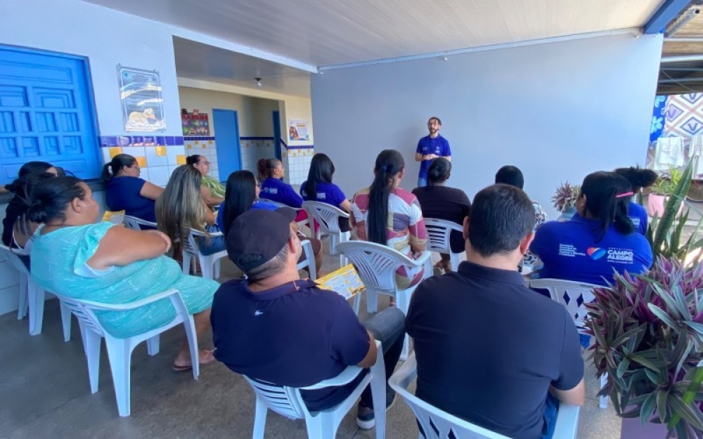 Abrigo Regional Hélio Vieira Gama promove roda de conversa com os colaboradores da instituição
