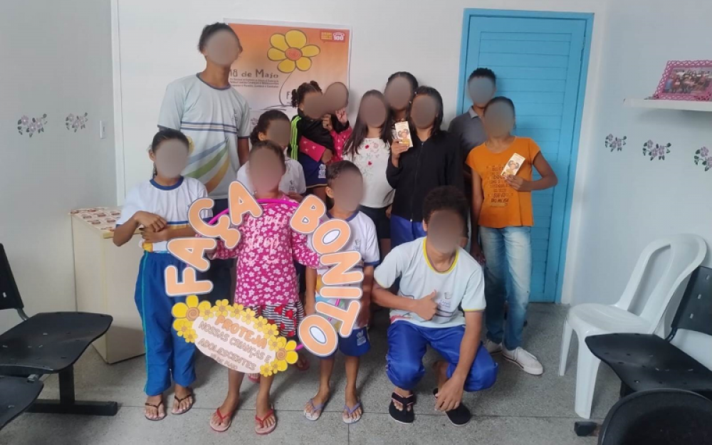 Abrigo Regional realiza ação em alusão a Campanha de Combate ao Abuso e à Exploração Sexual de Crianças e Adolescentes 
