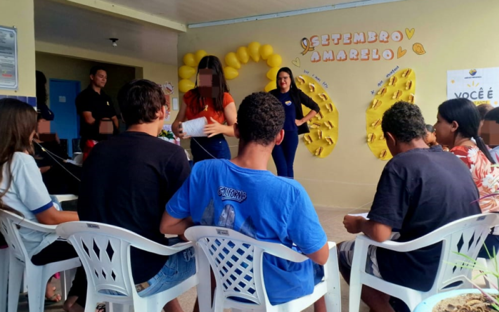 Abrigo Regional realiza ação em alusão a Campanha Setembro Amarelo
