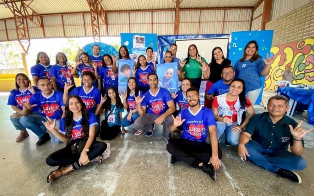 Setembro Azul: Escola Felizardo realizou a culminância do projeto Libras que Encantam