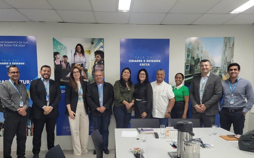 Representantes de Campo Alegre participam de reunião com a Superintendência da Caixa Econômica Federal