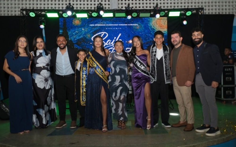 Escola Hildebrando Guimarães realizou mais uma edição do Tradicional Baile Estudantil e elegeu o casal 2026