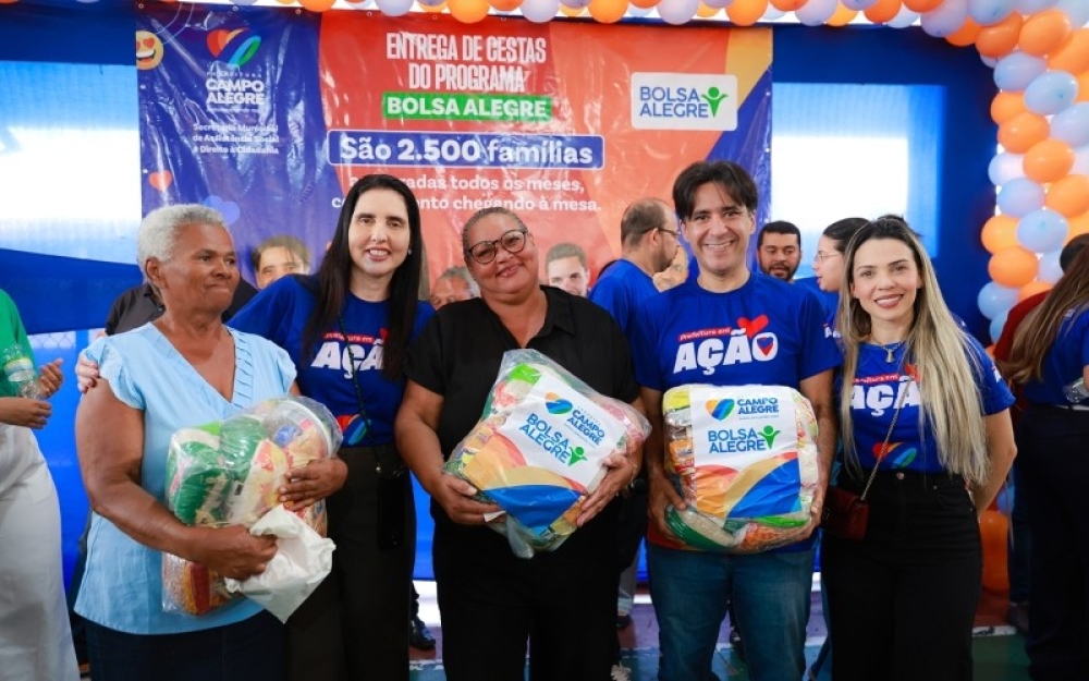 Prefeitura de Campo Alegre realizou mais uma entrega mensal das Cestas do Programa Bolsa Alegre 