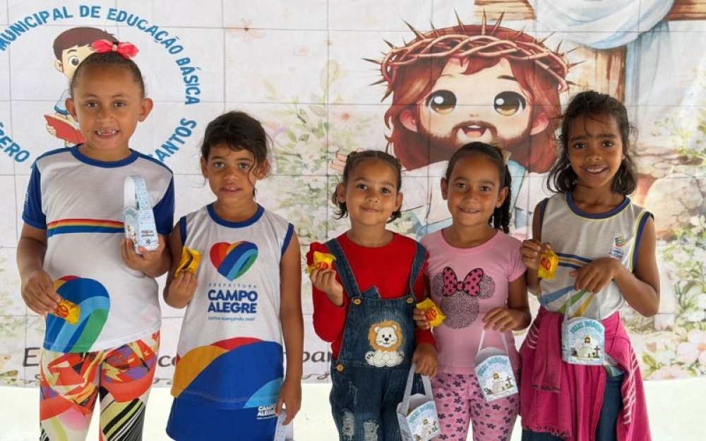 Páscoa: Prefeitura de Campo Alegre realiza a distribuição de chocolates para todos os Alunos da Rede Municipal de Ensino