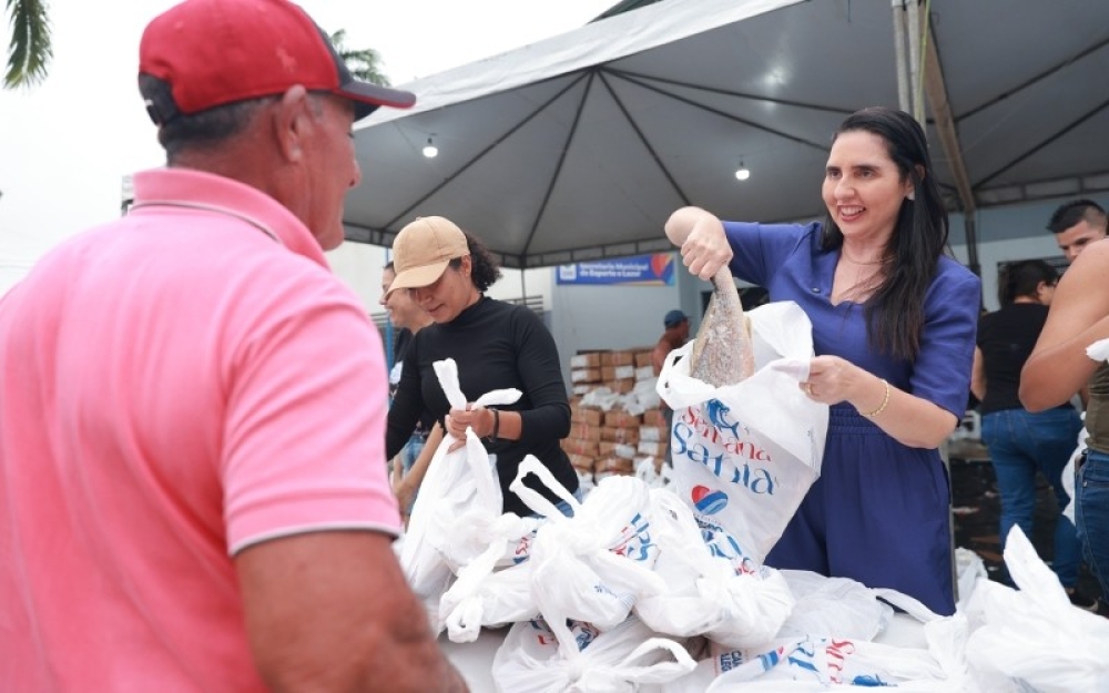 Prefeitura de Campo Alegre realizou mais uma entrega de 60 mil quilos de peixes para todas as famílias do município