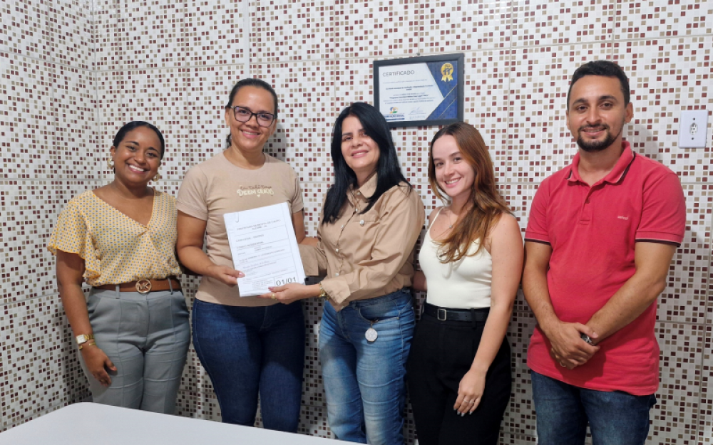 Mais uma família contemplada com o projeto arquitetônico pelo Programa Minha Casa Legal 