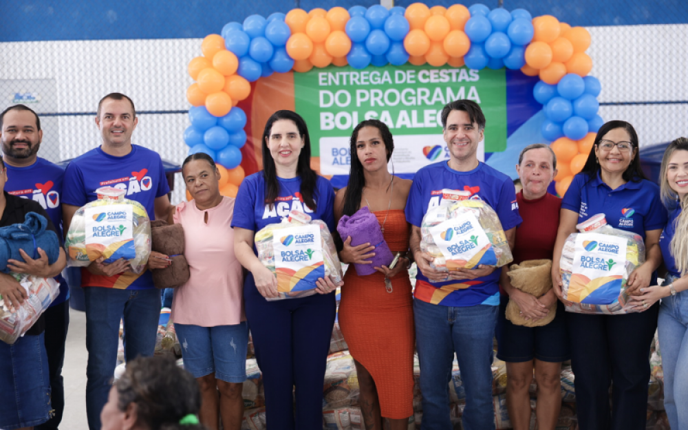 Mais 210 famílias de Luziápolis foram inseridas e passam receber Cestas Básicas do Programa Bolsa Alegre