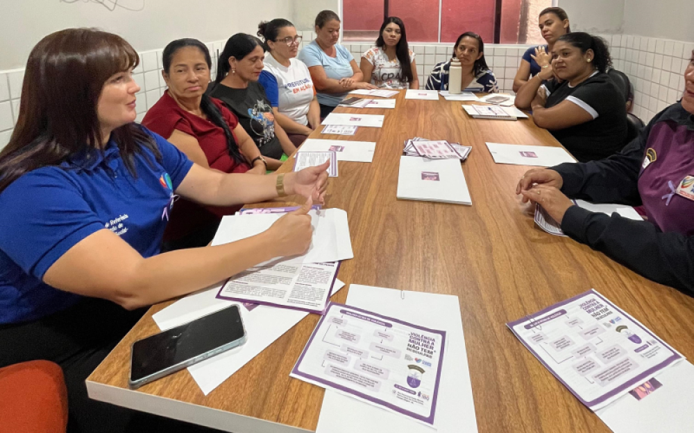 Agosto Lilás: CREAS promove palestras e roda de conversa enfatizado a Campanha de combate à violência contra a mulher 