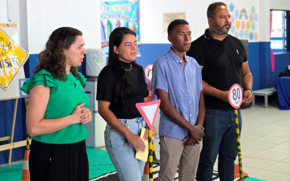 Secretaria de Educação realiza Ciclo de Palestras sobre Educação para o Trânsito nas Escolas da Rede Municipal de Ensino