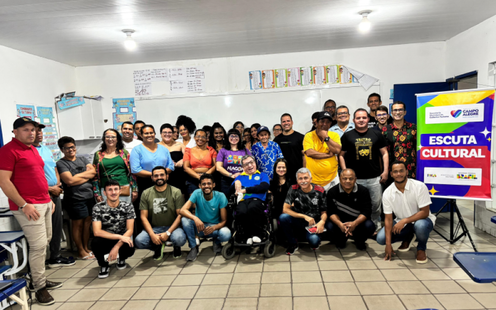 Secretaria de Cultura realizou escutas culturais com artistas em Campo Alegre e Luziápolis 