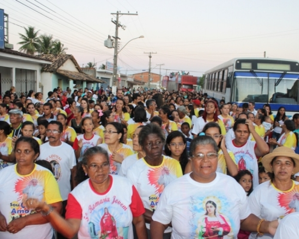 Paróquia de Santa Luzia realizou a 6ª Romaria Jovem em Luziápolis