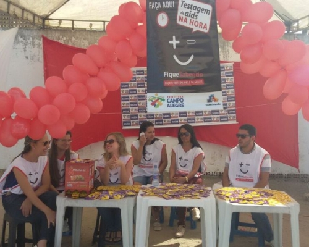 Secretaria de Saúde de Campo Alegre realiza atividades no Dia Mundial de luta contra a AIDS