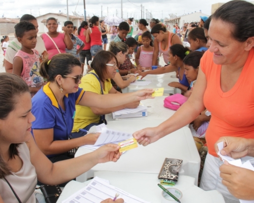 Mutirão para o acompanhamento das condicionalidades do Bolsa Família no Conjunto Olival Tenório