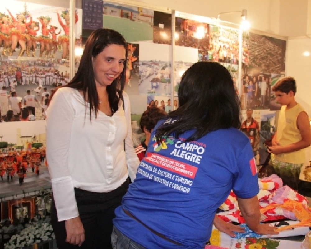 Centenas de pessoas visitaram o stand de Campo Alegre durante a IX Feira dos Municípios