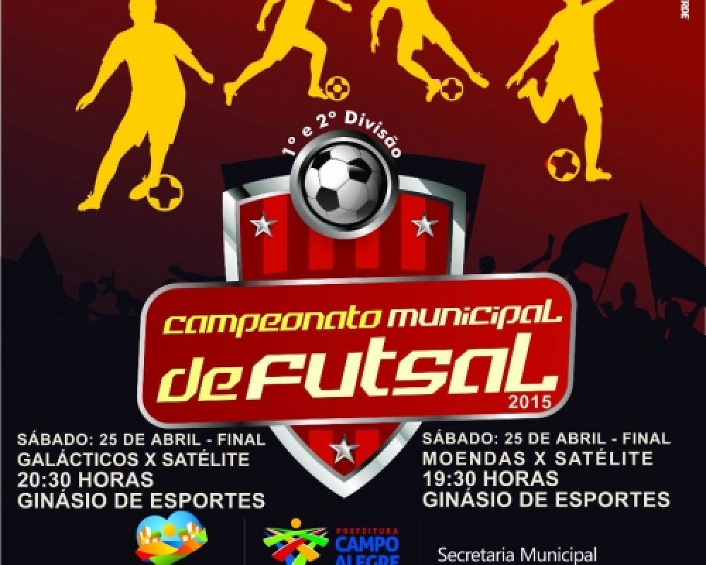 Galácticos e Satélite se enfrentam neste sábado na decisão do Campeonato Municipal de Futsal 2015 