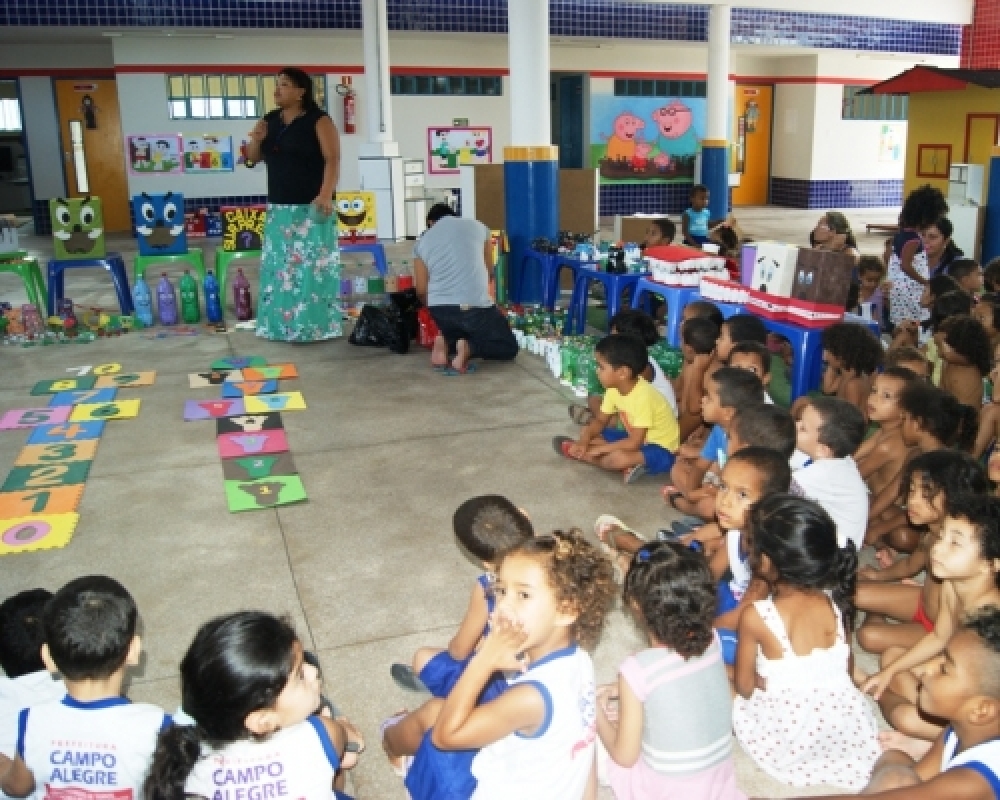 Escolas de Campo Alegre desenvolvem ações do projeto Lixo no Lixo nossa cidade no capricho
