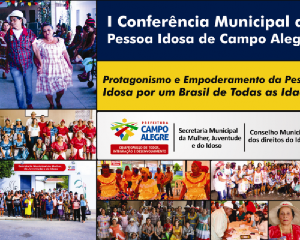 Campo Alegre realizará nesta quinta-feira a I Conferência Municipal dos Direitos do Idoso