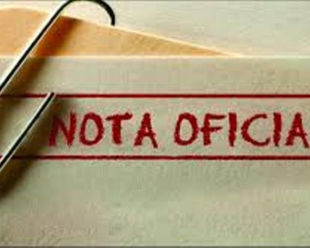 NOTA OFICIAL - AMA