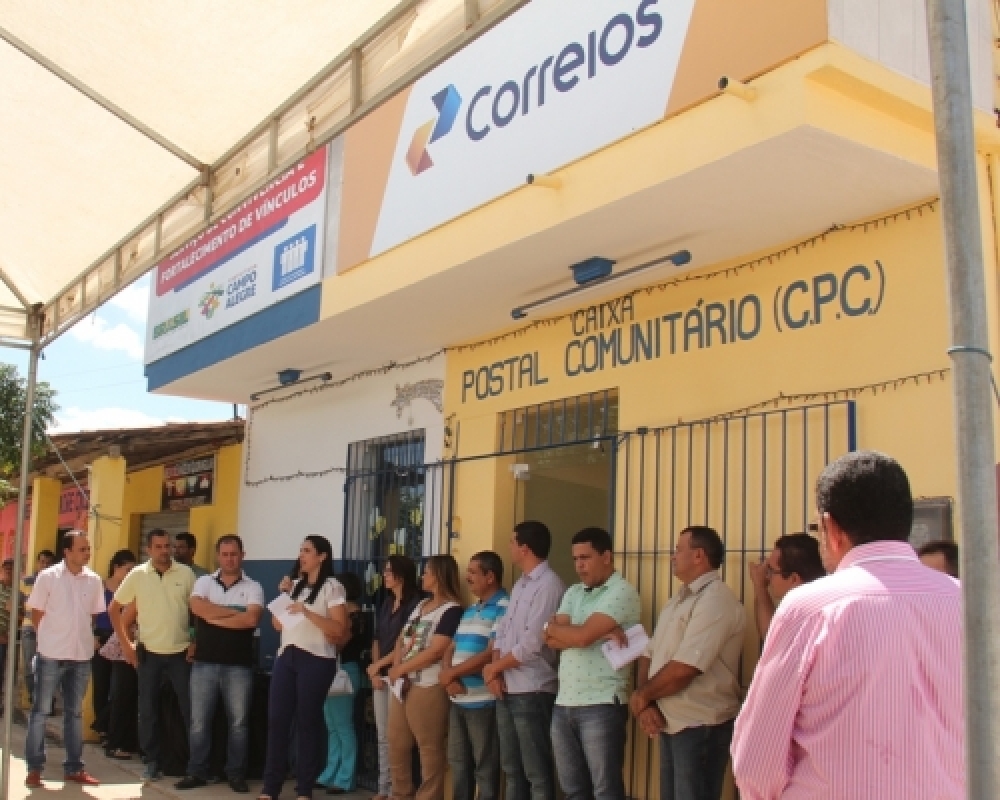 Prefeitura e Correios inauguraram a Caixa Postal Comunitária do Povoado Chã da Imbira