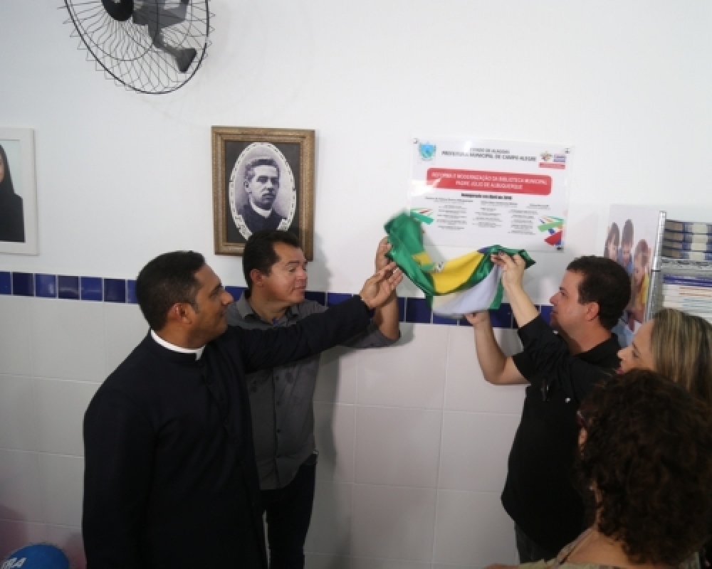 Inauguração da Biblioteca Municipal marca abertura da Semana de Incentivo a Leitura em Campo Alegre