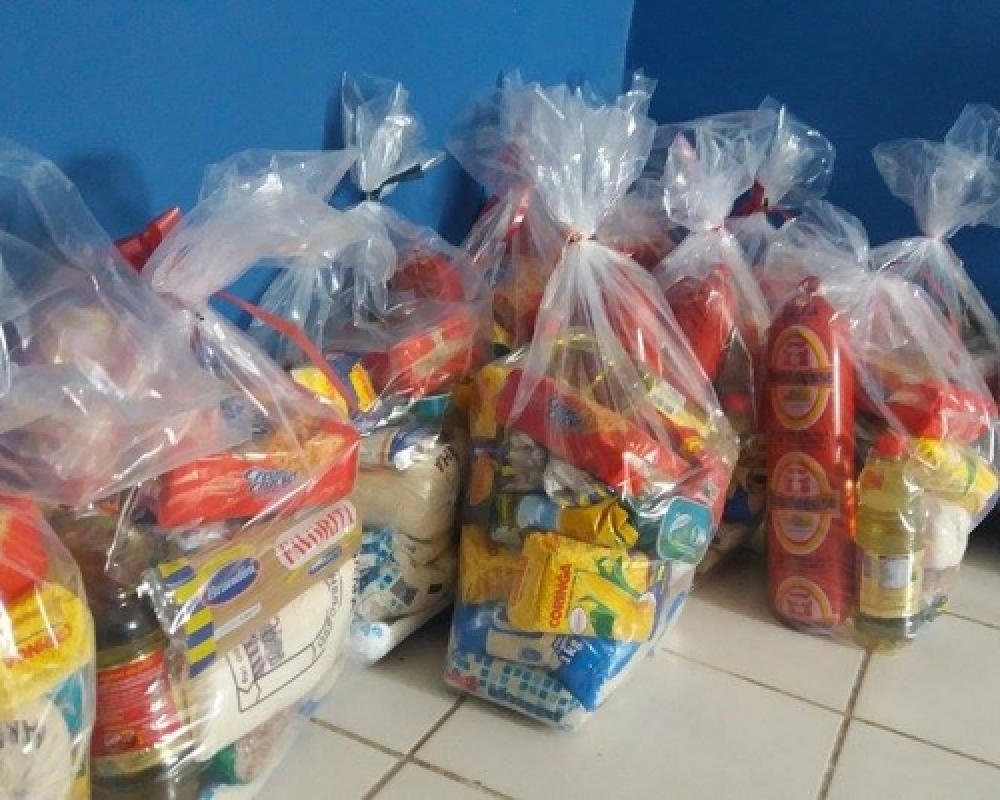 Grupo de gestantes assistidas pelo CRAS recebem Cestas Nutricionais