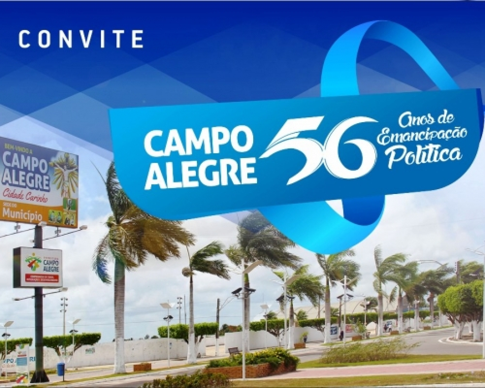 Confira a programação oficial da Emancipação Política de Campo Alegre 