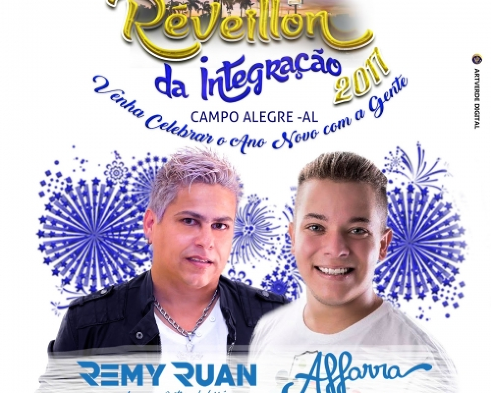 Remy Ruan e AFFARRA são as atrações do Réveillon de Campo Alegre
