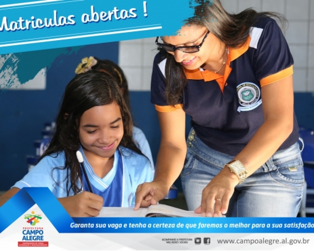 Secretaria Municipal de Educação informa que as matrículas para o Ano Letivo 2017 estão abertas
