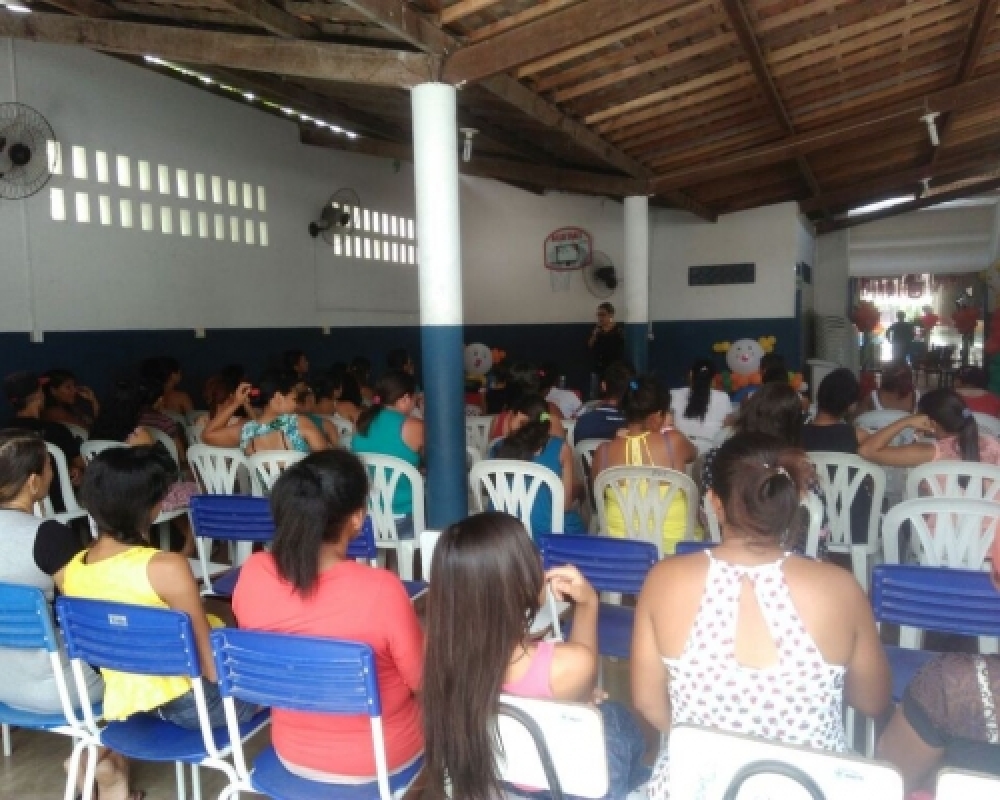 Cras Campo Alegre realizou o segundo encontro do grupo de grávidos 