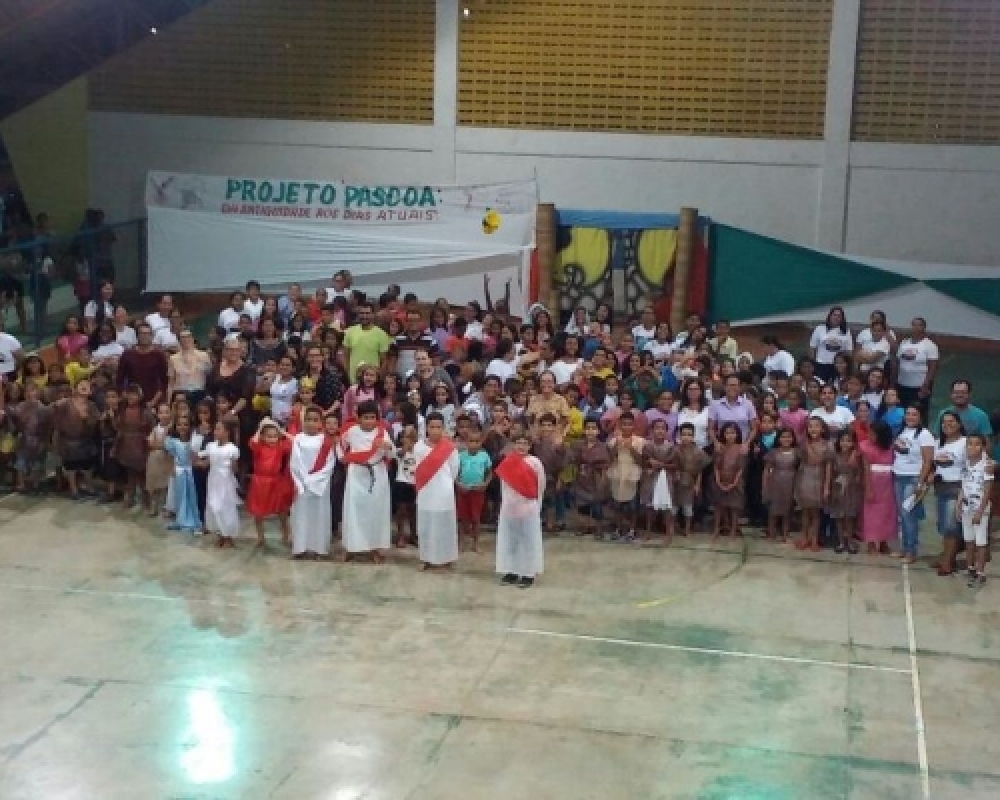 Escola Municipal Cícero Mizael realizou a culminância do Projeto sobre a Páscoa 