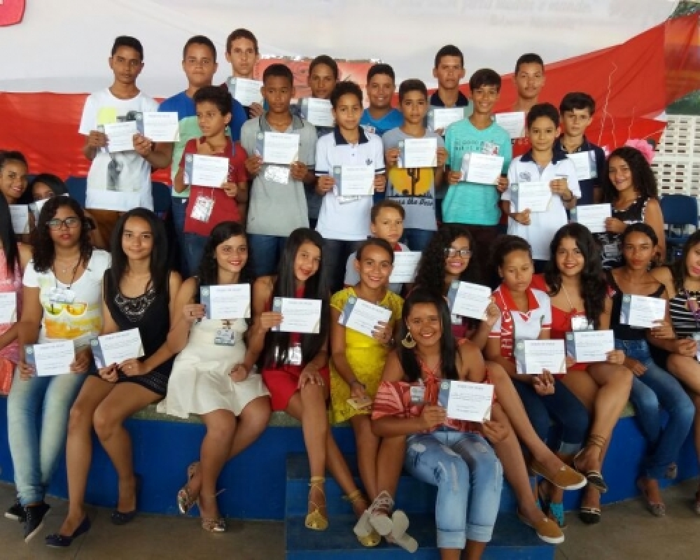 Escola Hildebrando Guimarães realizou posse dos lideres e vice-líderes das turmas 