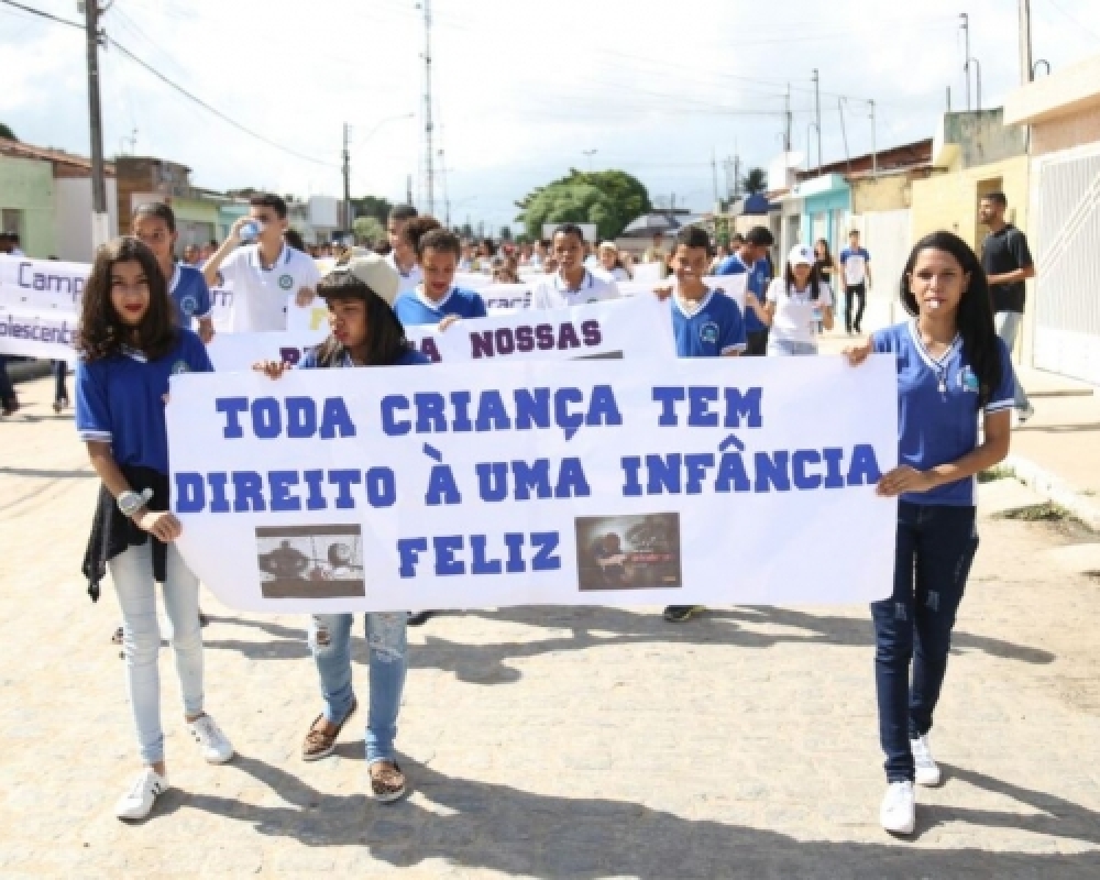 Caminhadas e ação nas escolas marcam dia contra abuso sexual de crianças em Campo Alegre