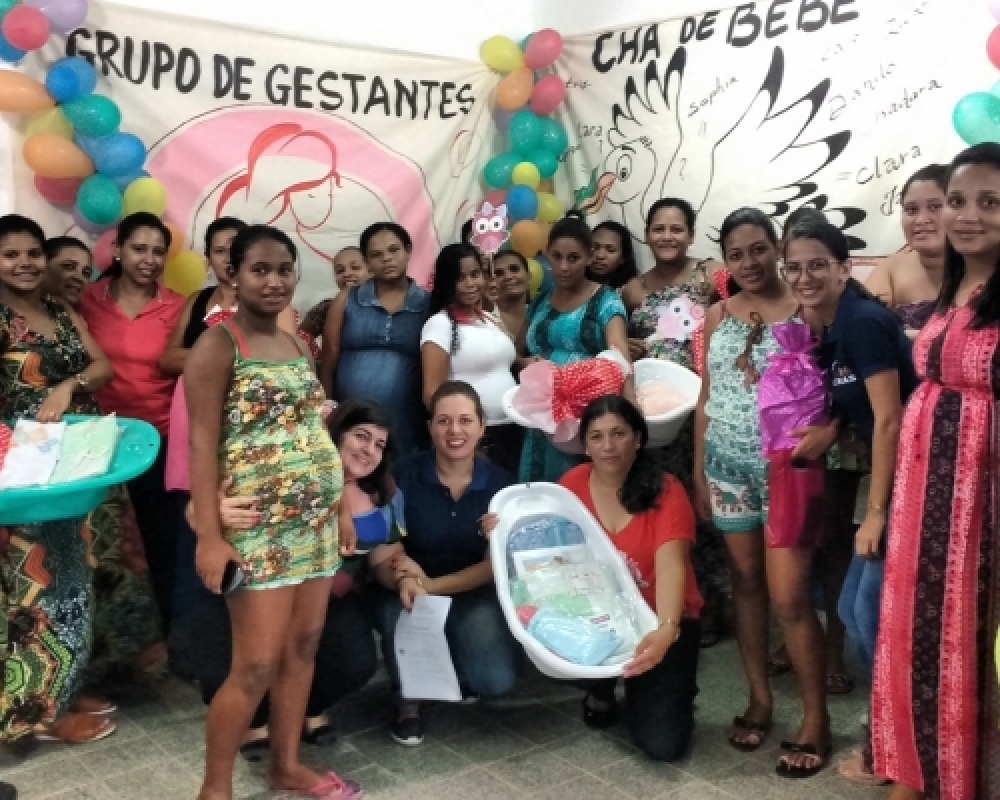CRAS DE Luziápolis promove Chá de bebê para gestantes do grupo BEM GESTAR