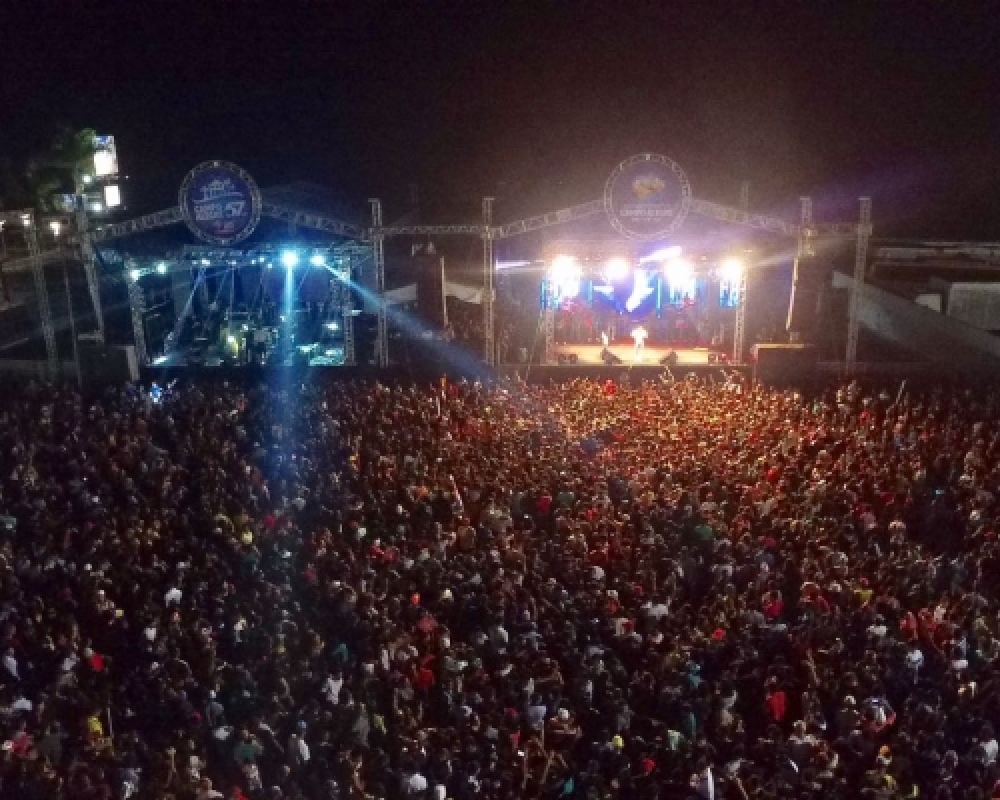 Mais de 15 mil pessoas participaram dos shows de Pablo, Parangolé e Gabriel Diniz 
