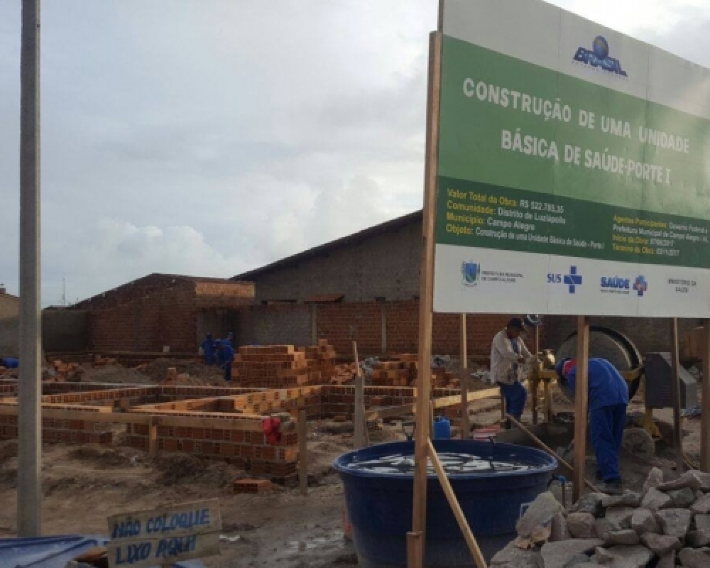 Construção de mais uma UBS no Distrito Luziápolis já está com obras em andamento