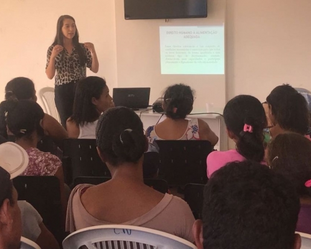 Beneficiários dos Complexos Nutricionais participaram de palestras sobre Segurança Alimentar 