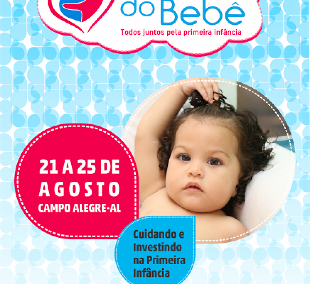 Campo Alegre realizará a III Semana do Bebê no período de 21 a 25 de agosto
