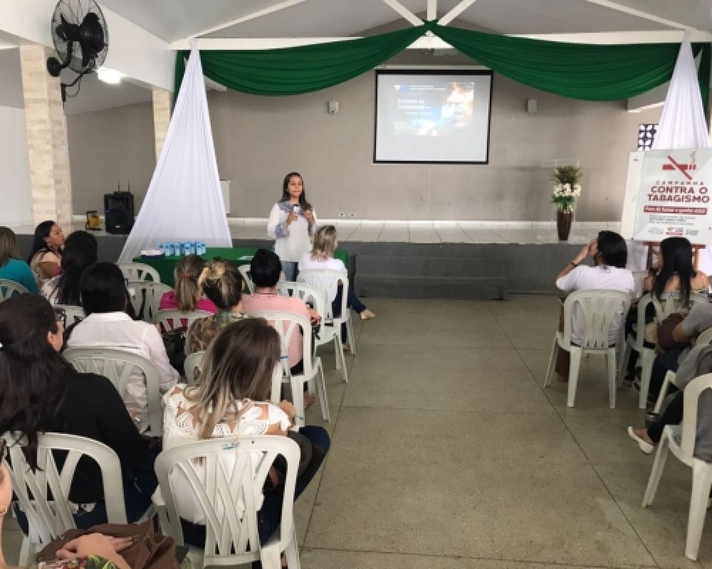 Técnicos da saúde de Campo Alegre participaram de Capacitação sobre o Controle de Tabagismo 