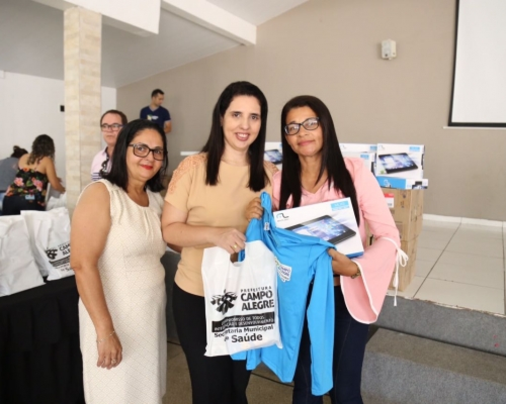 Prefeitura de Campo Alegre entrega Tablets e Kits de EPIs para os Agentes Comunitário de Saúde 