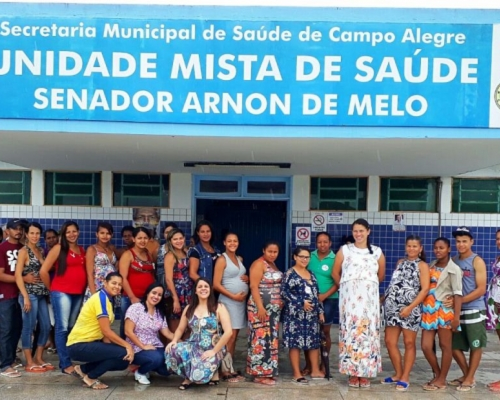 Gestantes assistidas pelo CRAS de Campo Alegre visitam à maternidade da UMSAM 