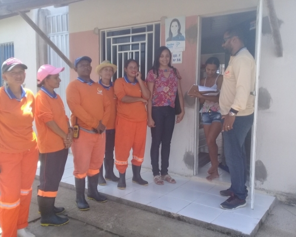Assistência Social promove conscientização sobre Coleta Seletiva com moradores de resideciais