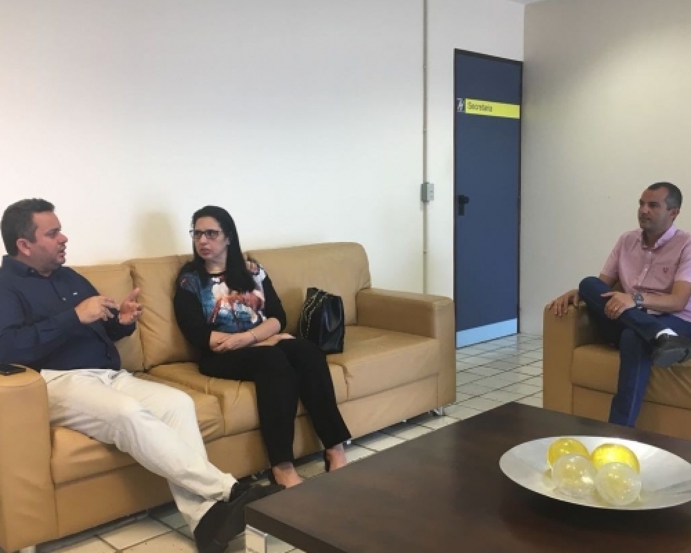 Prefeita participou de reunião com o superintendente dos Correios sobre agência de Luziápolis