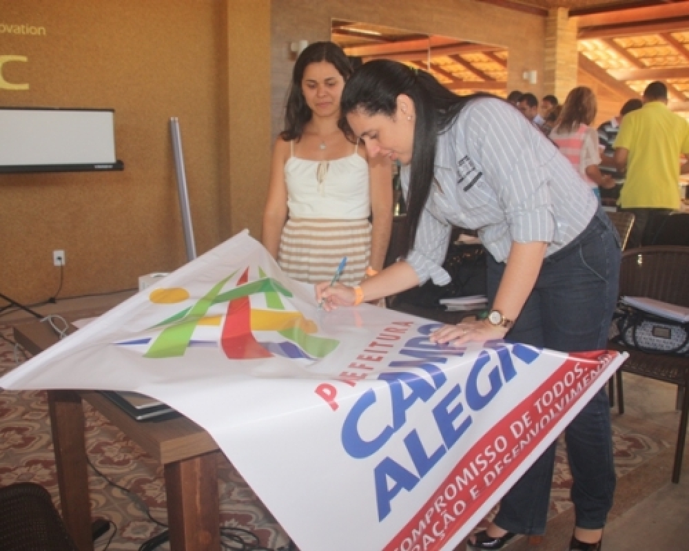 Lançamento da logomarca e do slogan oficial da administração