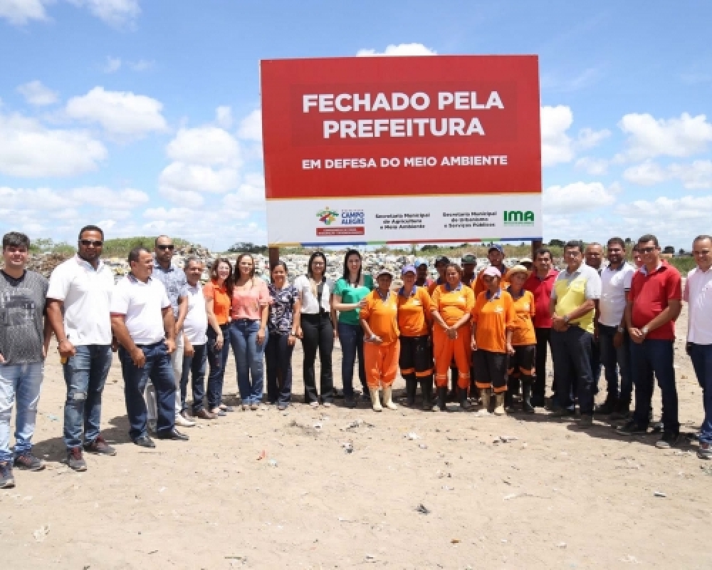 Meio ambiente: Prefeitura de Campo Alegre encerra atividades do lixão do município