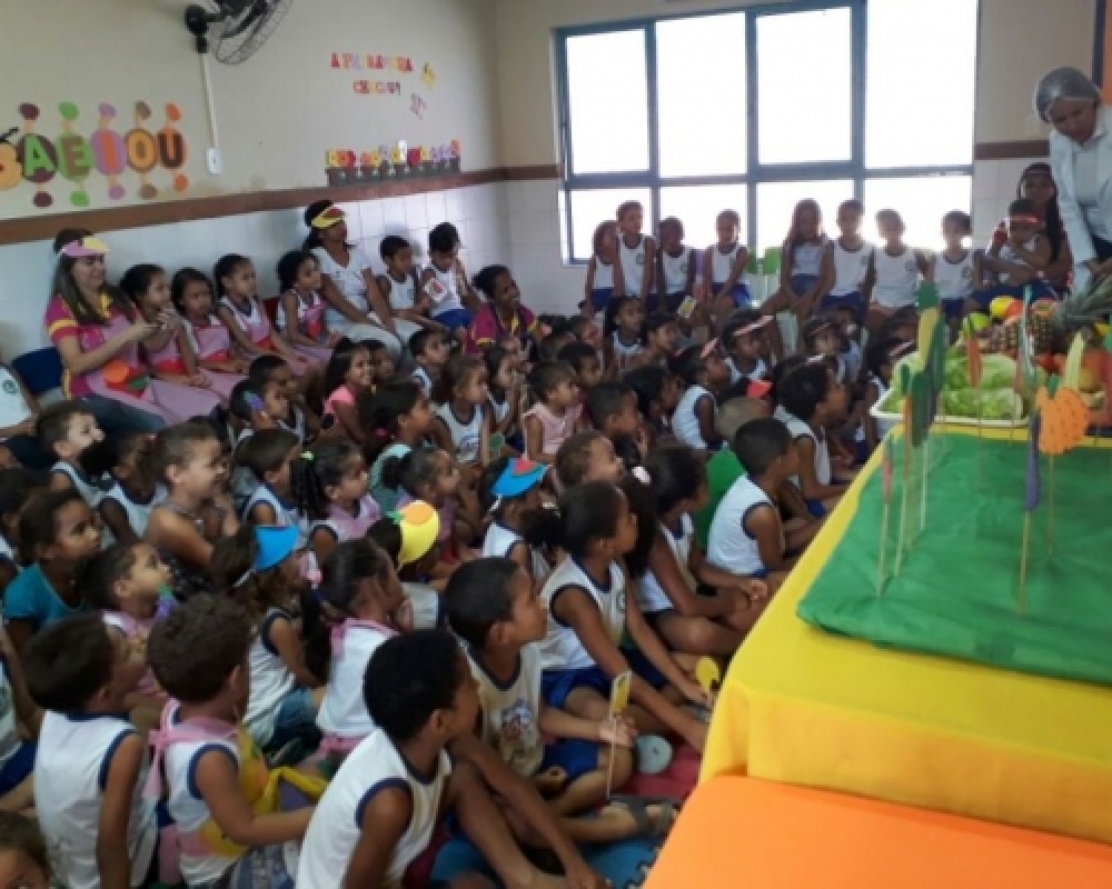 Centro de educação infantil Maria José Vieira realiza palestra sobre alimentação saudável