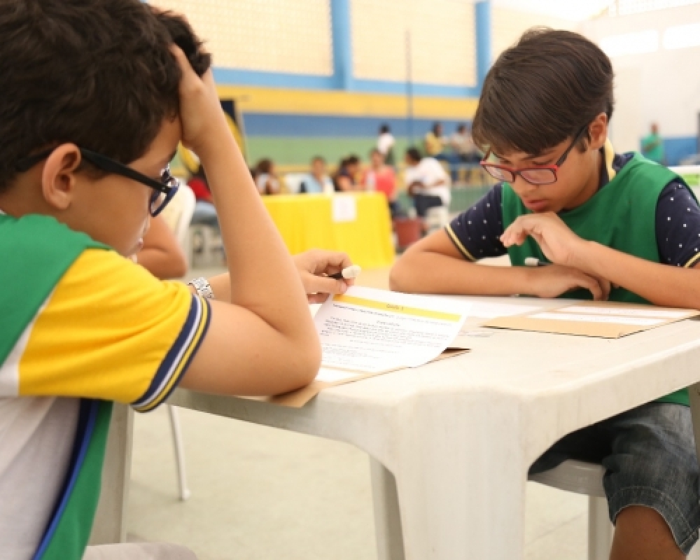 Alunos da Rede Municipal de Ensino participaram da última etapa da Maratona de Aprendizagem
