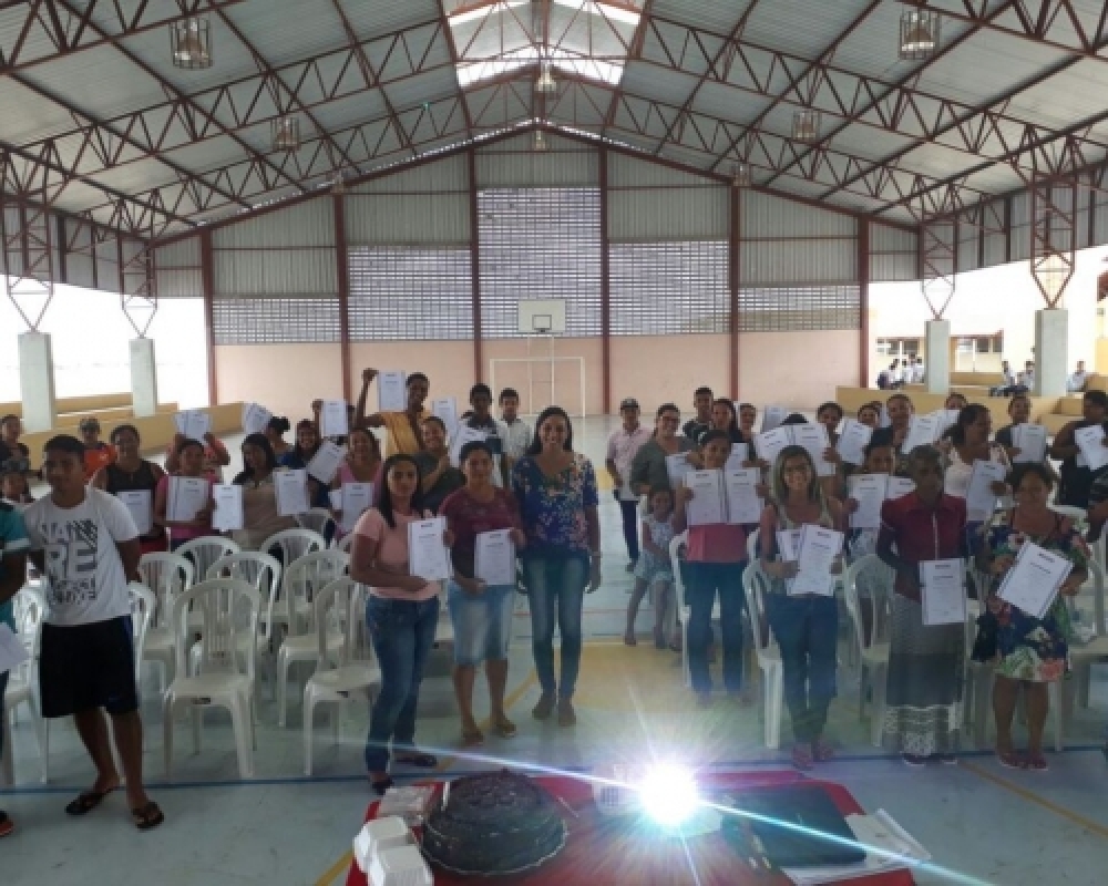 Luziápolis: Prefeitura realiza entrega certificados de cursos ofertados em parceria com o SENAI 