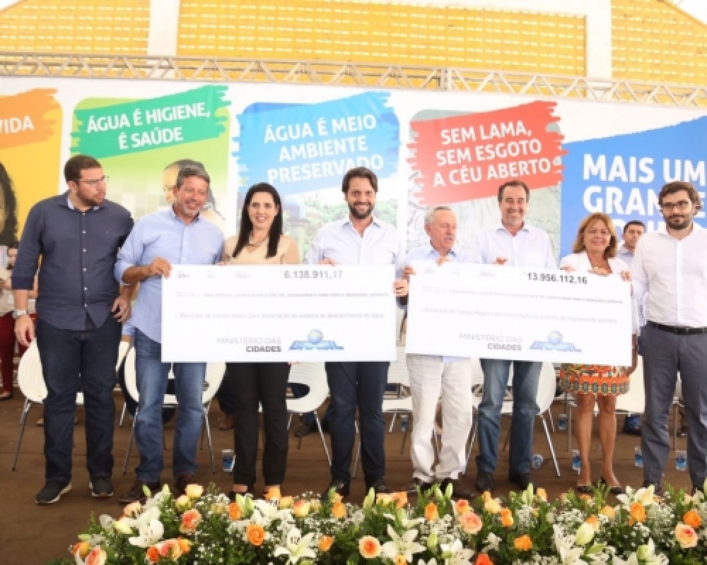 Em Luziápolis ministro autoriza início de obras de abastecimento de água e esgotamento sanitário