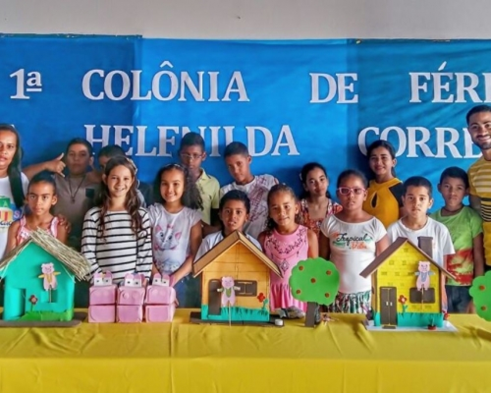 Estudantes de Campo Alegre participam de atividades educativas e recreativas na Colônia de Férias 