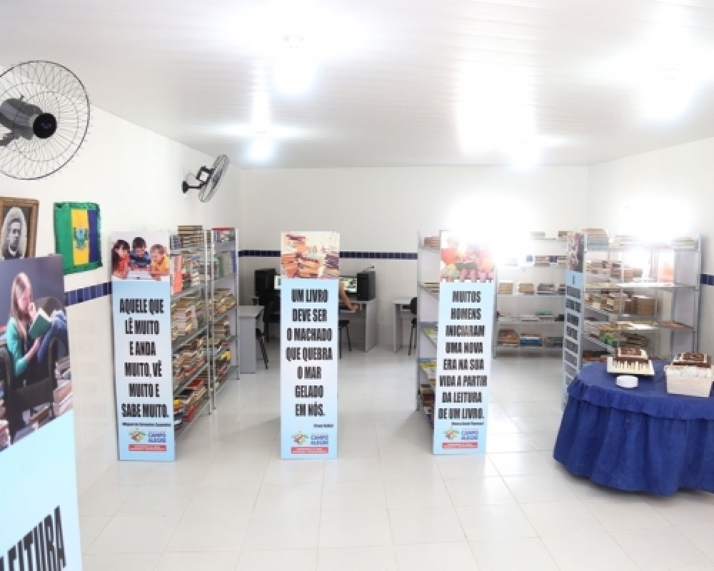 Biblioteca Municipal de Campo Alegre será beneficiada com o Programa Conecta Biblioteca 